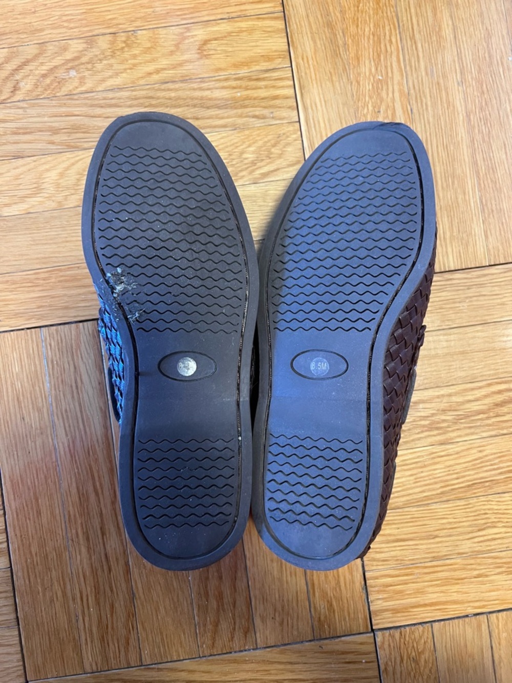 Loeffler Randall woven leather loafers size 8.5 - Picture 4 of 4